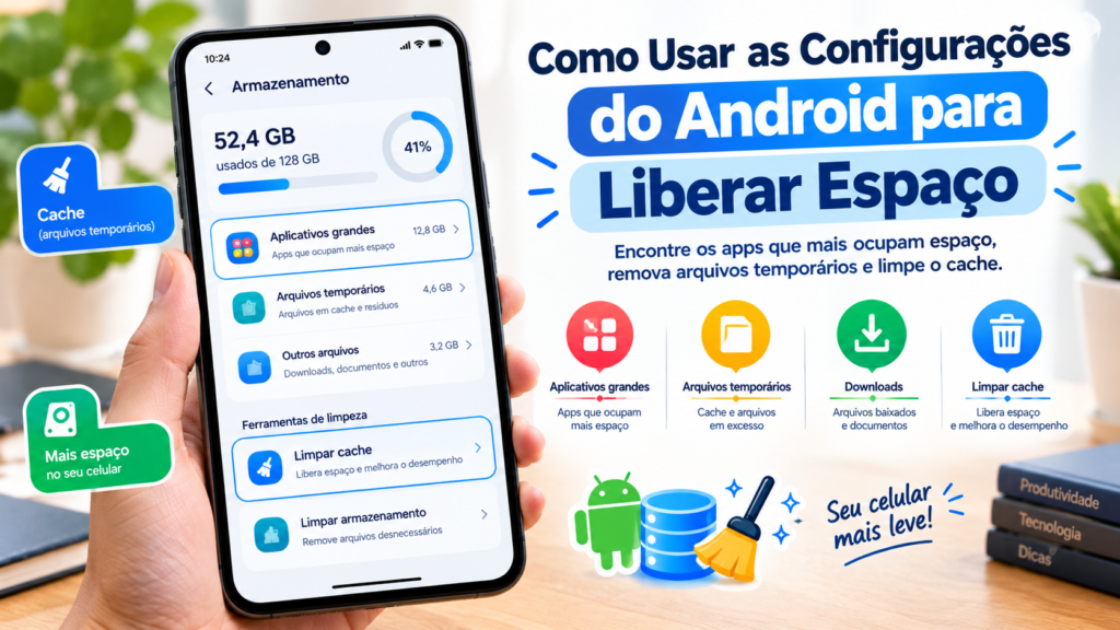 Como limpar o cache dos aplicativos no Android