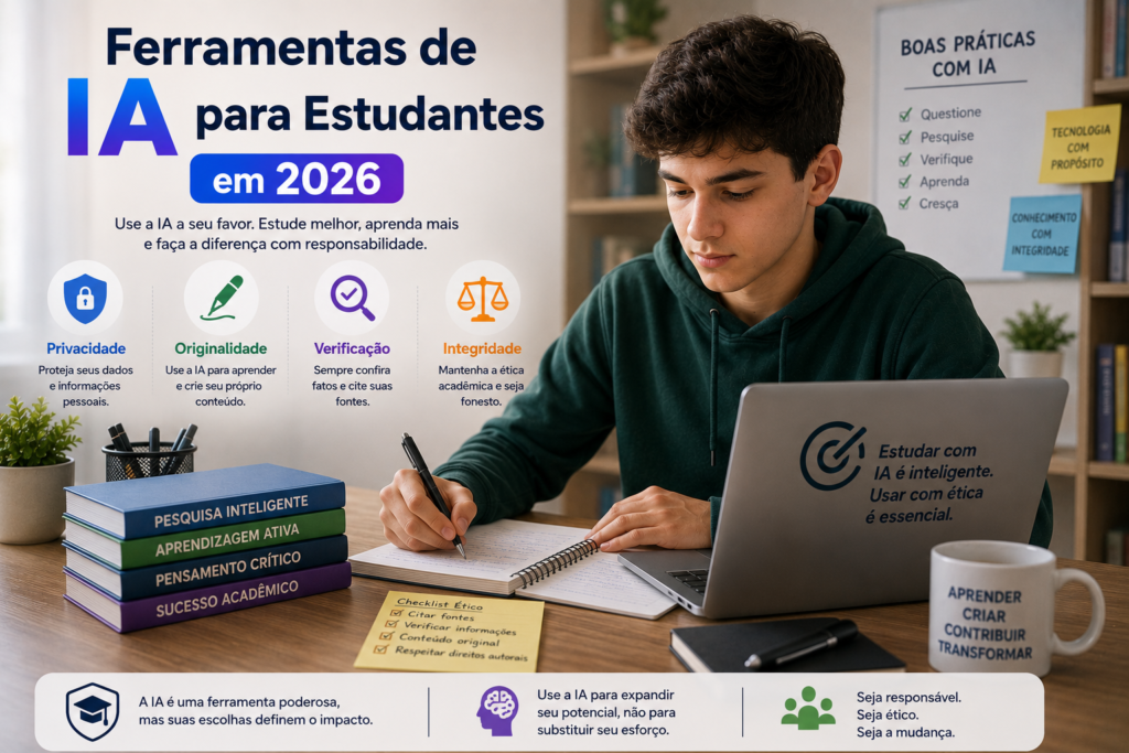 Uso responsável da inteligência artificial nos estudos