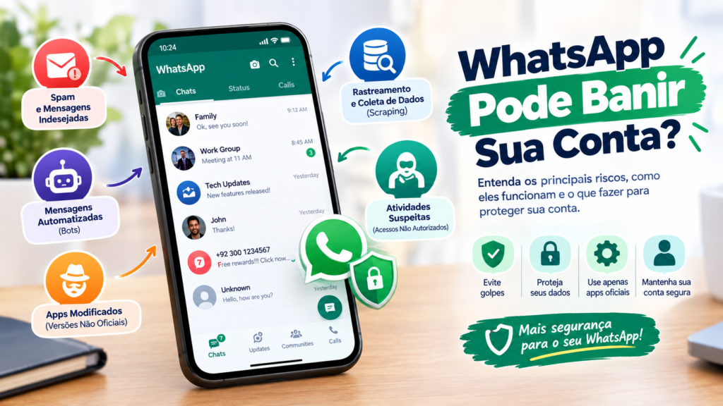 Principais motivos que podem levar ao banimento do WhatsApp