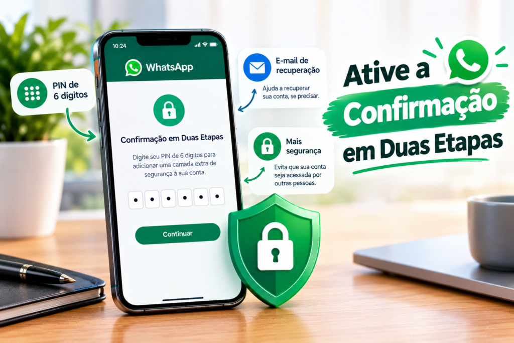 Como ativar a confirmação em duas etapas para proteger a conta do WhatsApp